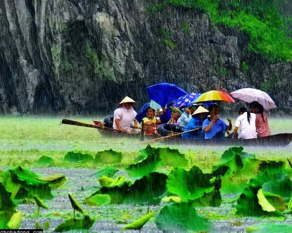 Mùa mưa ở Hồ Quan Sơn