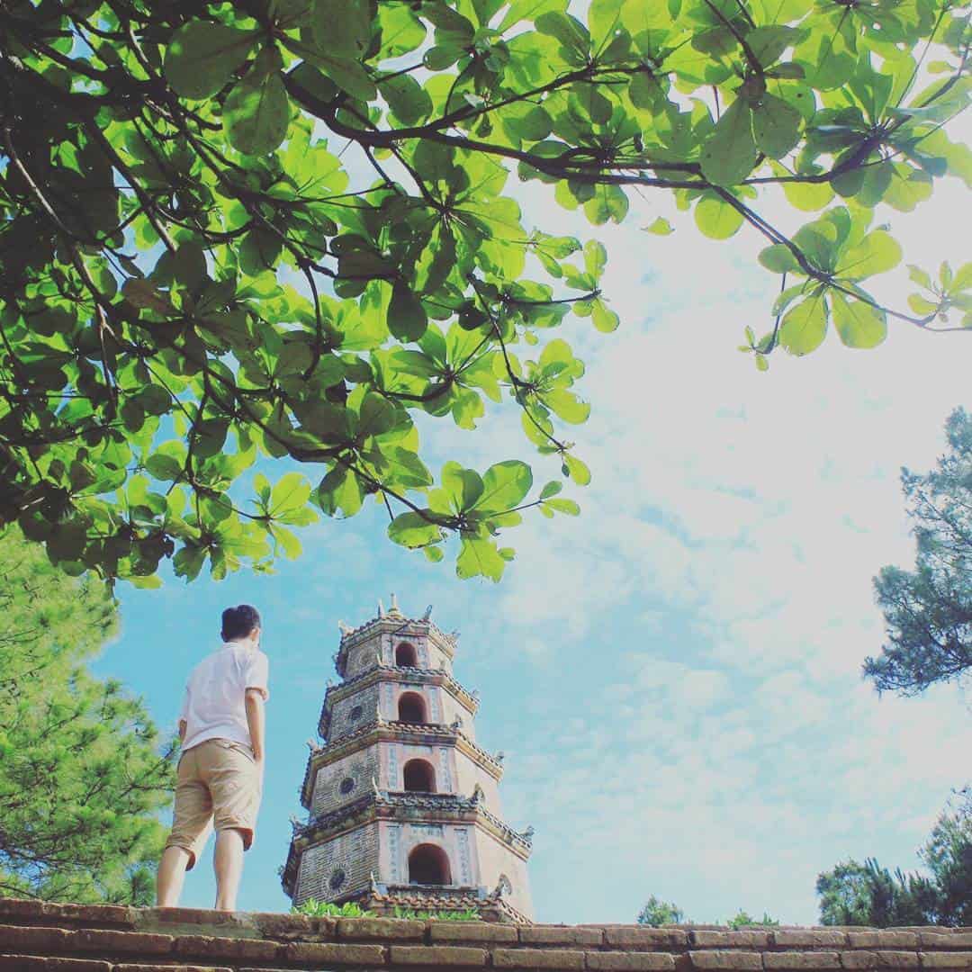 Chùa Thiên Mụ - Địa điểm chụp ảnh đẹp ở Huế