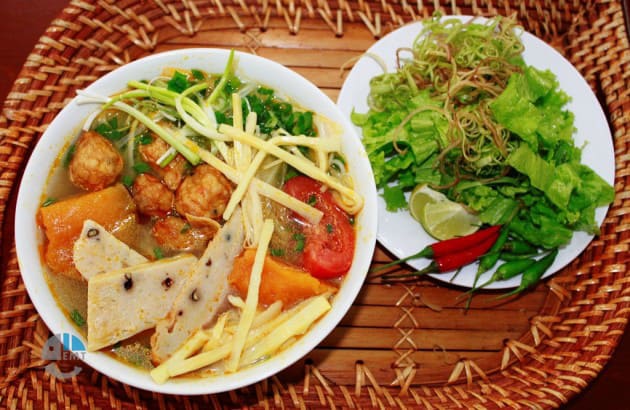 Bún chả cá - kinh nghiệm du lịch Đà Nẵng
