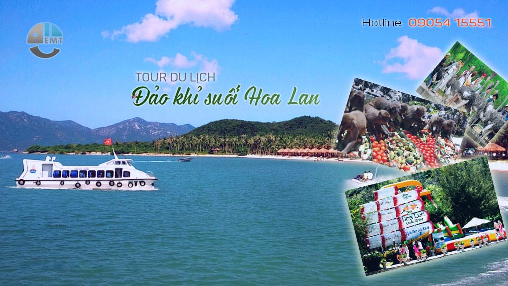 Tour du lịch Đảo Khỉ Suối Hoa Lan 1 ngày tour du lich Nha trang