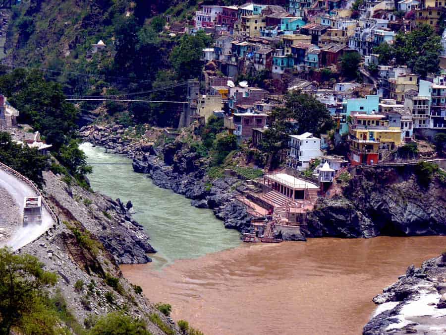Alaknanda Bhagirathi Devprayag India