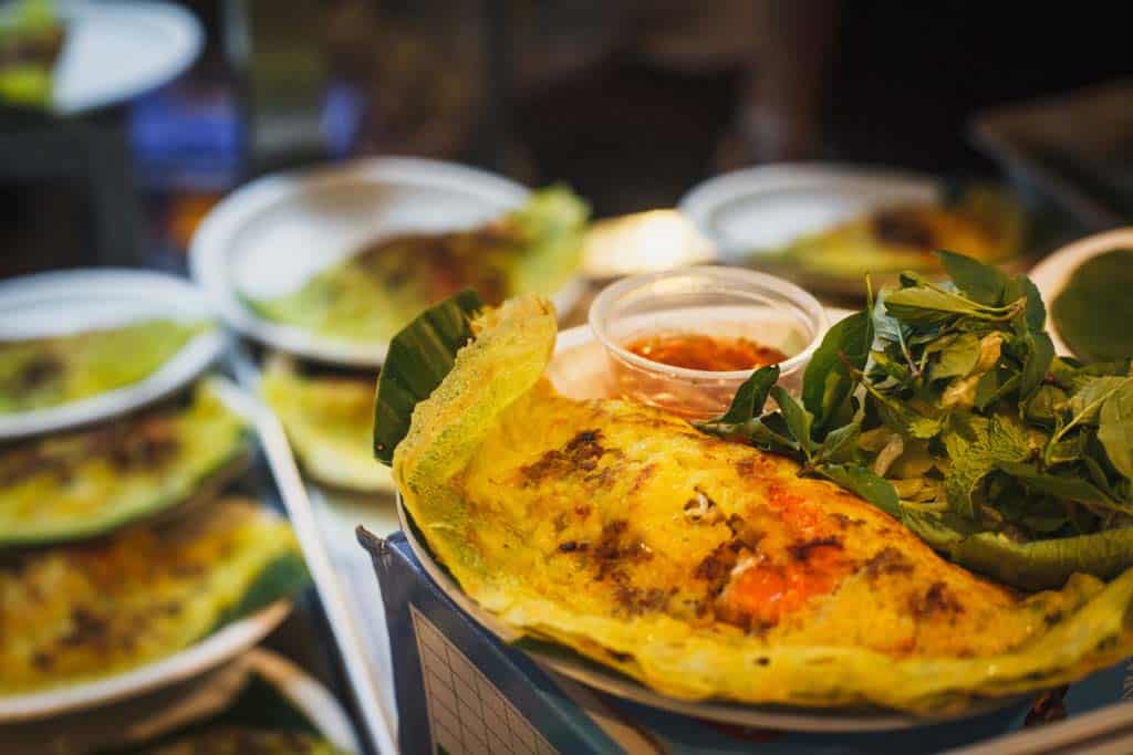 Bánh Xèo Ẩm thực Việt Nam