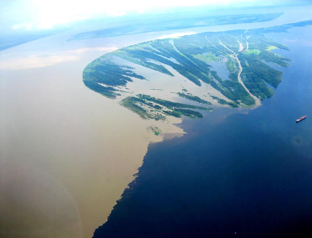 Rio Negro Rio Solimoes Brazil