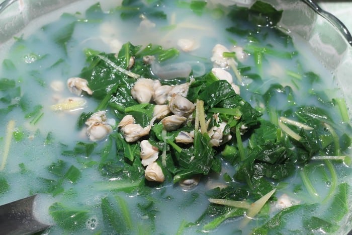 Các món ăn làm từ hến - Canh Hến