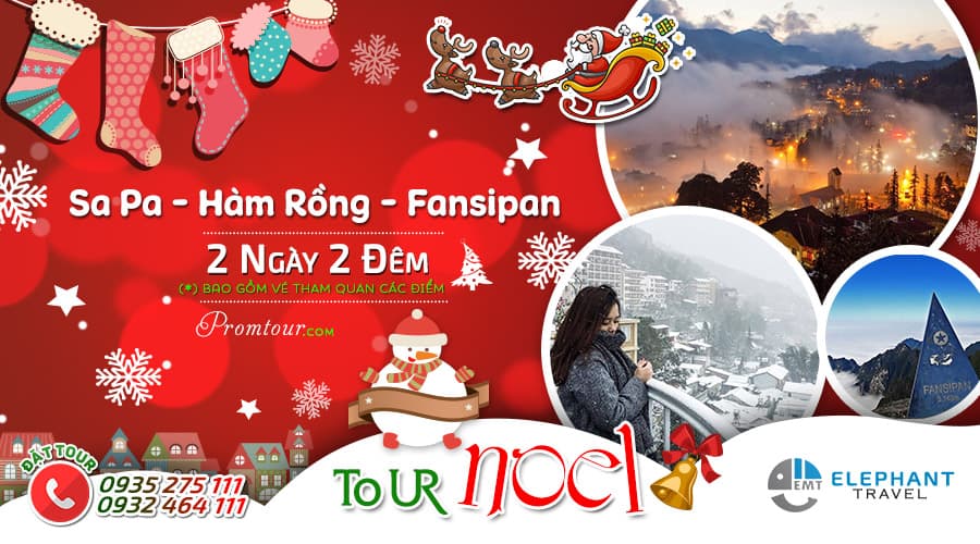 Tour Noel & Tết Dương lịch 2018 du lịch Sa Pa - Núi Hàm Rồng - Fansipan 2N2Đ ngắm tuyết rơi