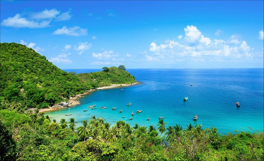 Đảo Nam Du là điểm đến lý tưởng của những kỳ nghỉ.