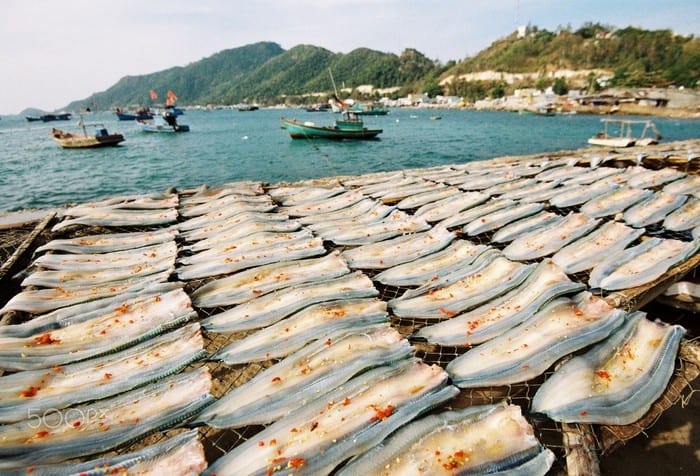 Đặc sản Nam Du - Cá phơi một nắng
