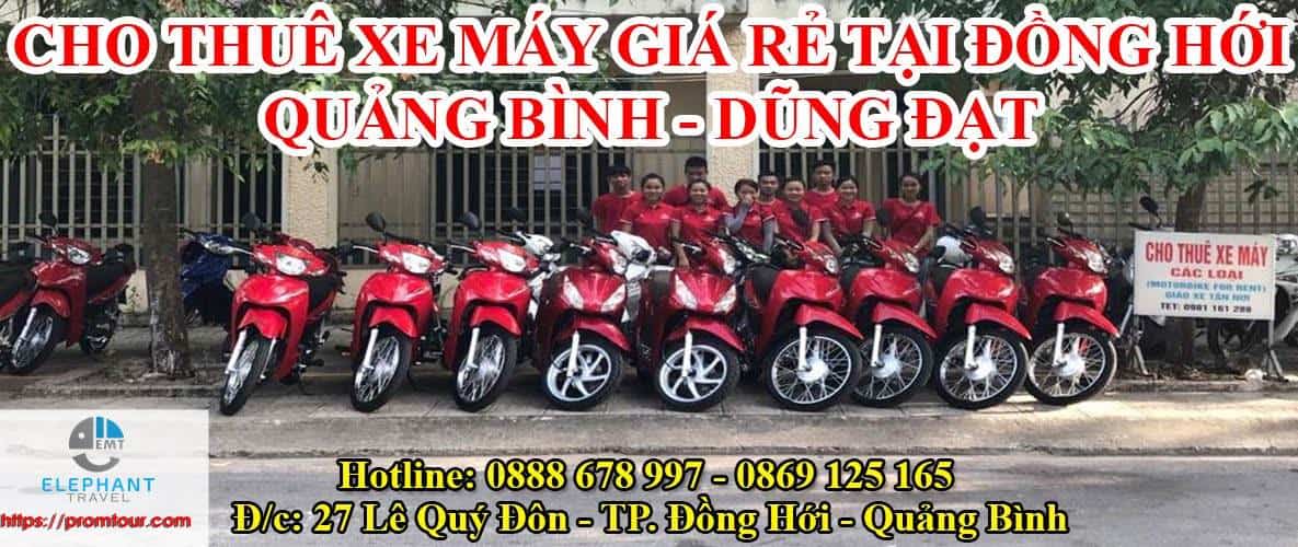 cho thue xe may dong hoi quang binh tai cong ty dung dat
