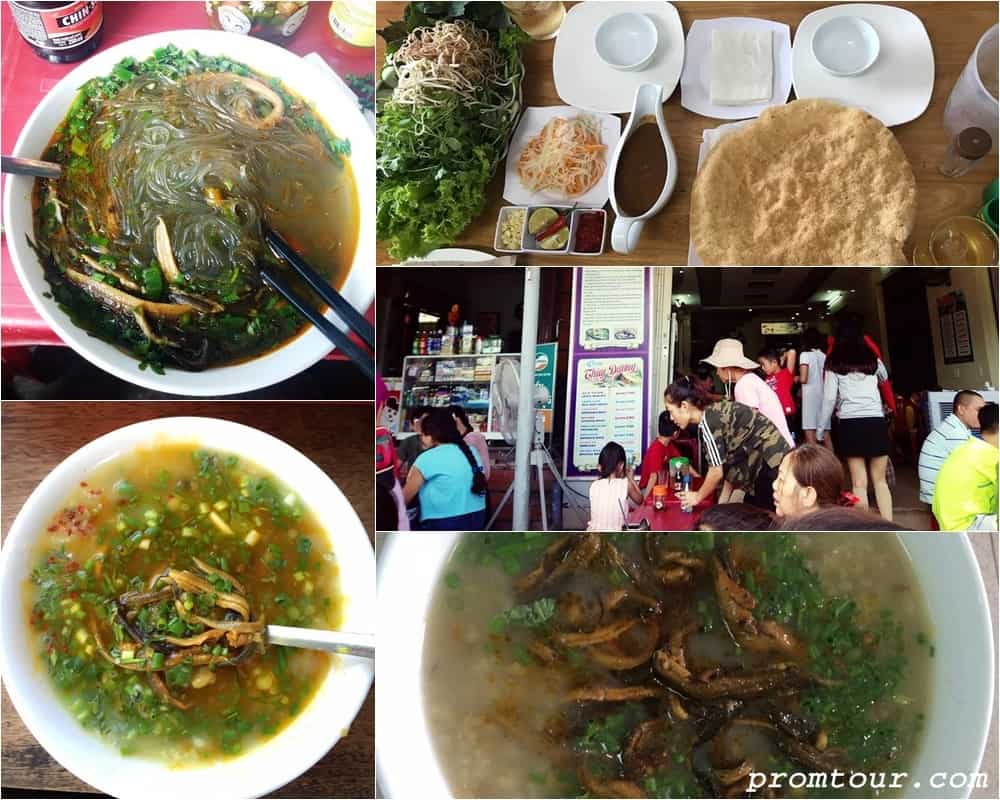 dac san chao luon thuy duong quan o dong hoi quang binh