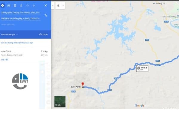 đường đi suối par le