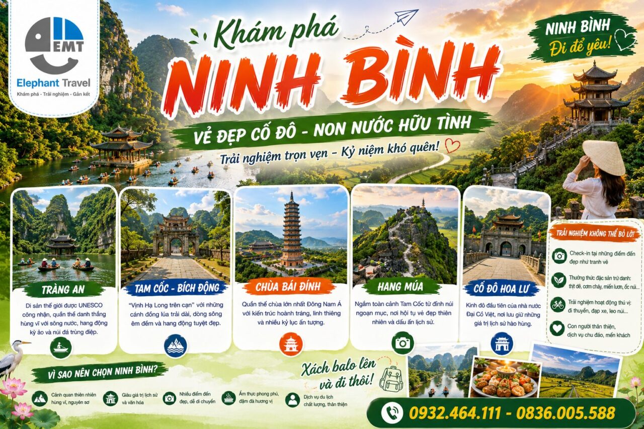 Du lịch Ninh Bình: Cẩm nang khám phá cố đô giữa lòng di sản
