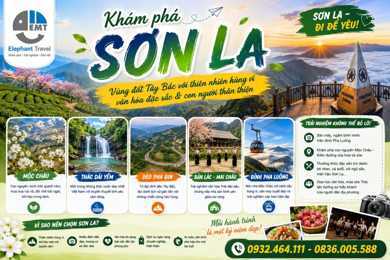 Cẩm nang du lịch Sơn La: 5 điều cần biết để khám phá bản tình ca giữa ngàn mây và cao nguyên